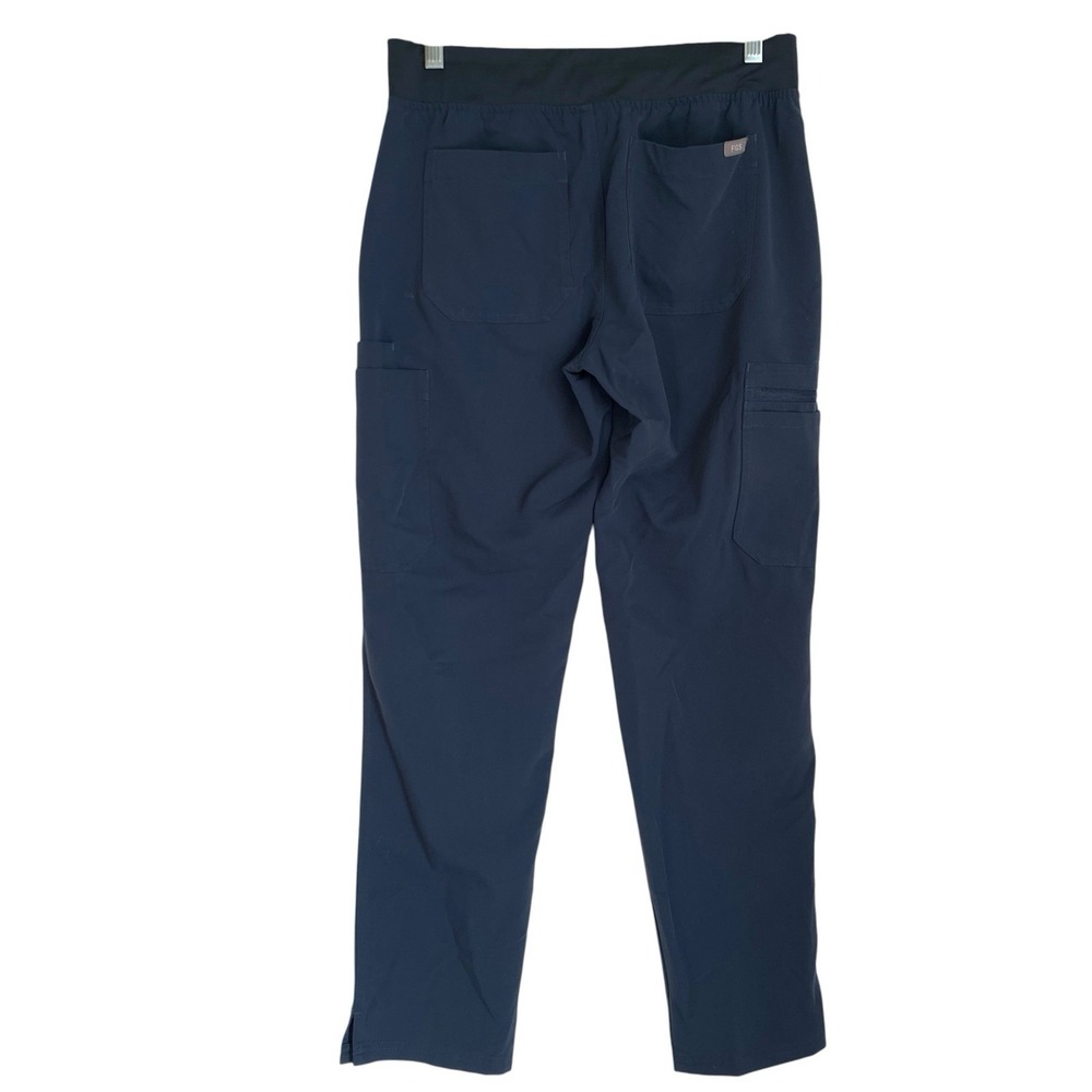 Figs Scrub Pants Women Size S  Blue Kade Double Cargo Pockets - Picture 2 of 6